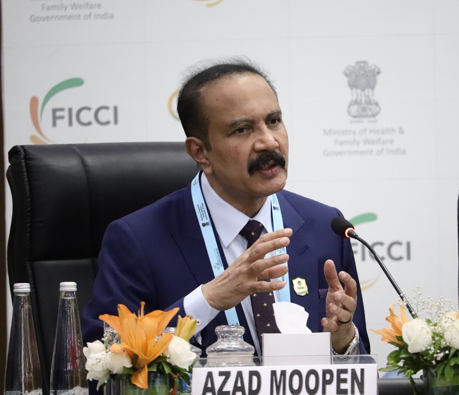 Dr. Azad Moopen Speaking at Advantage Health Care-India Summit